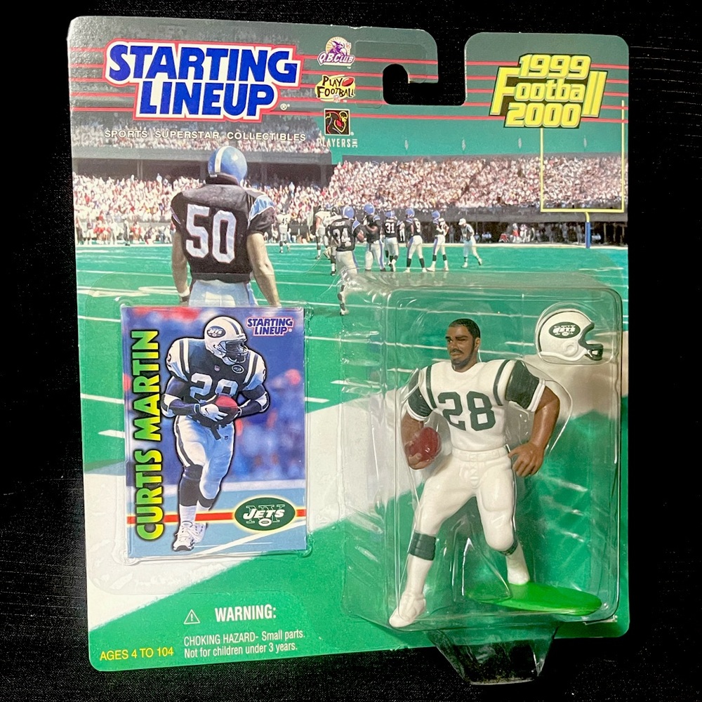 1999-00 Starting Lineup CURTIS MARTIN New York Jets Figure